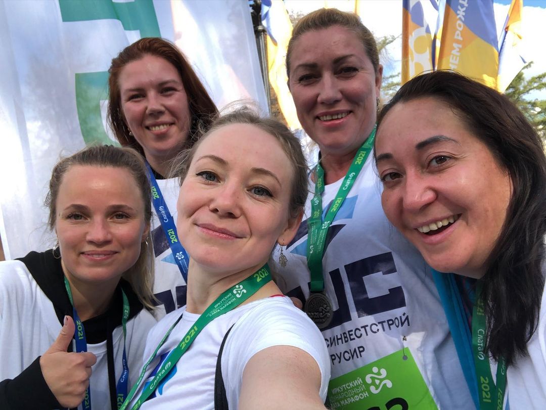  Сотрудники "РесурсИнвестСтрой" приняли участие в Иркутском Слата марафоне