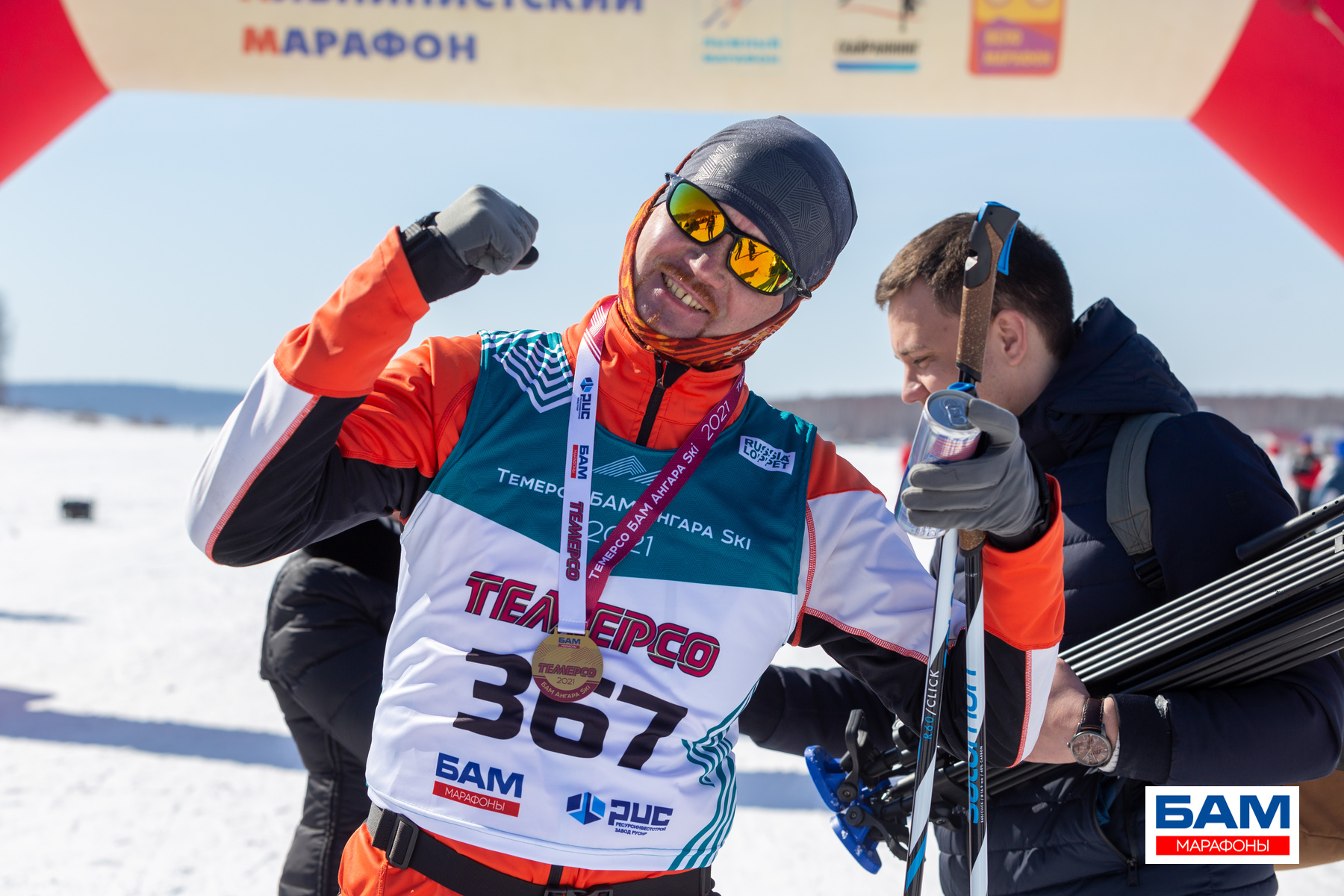 Лыжная гонка из серии "Марафоны БАМ" прошла при поддержке компании "РесурсИнвестСтрой"